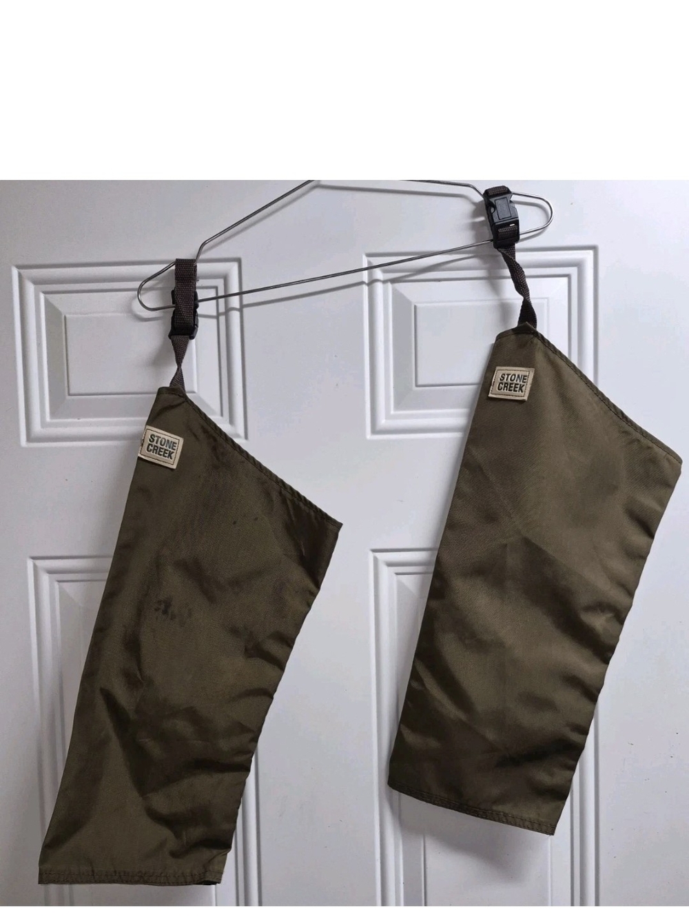 Stone Creek Men's Olive Green Gaiters - Durable Outdoor Leg Guards